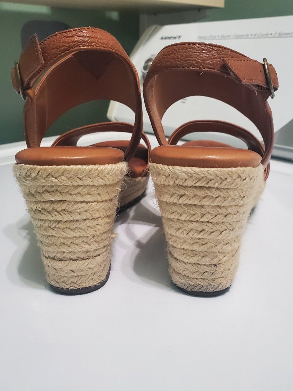 Gentle Souls Kara Tan Espadrille Wedge | 8.5 - Picture 5 of 8